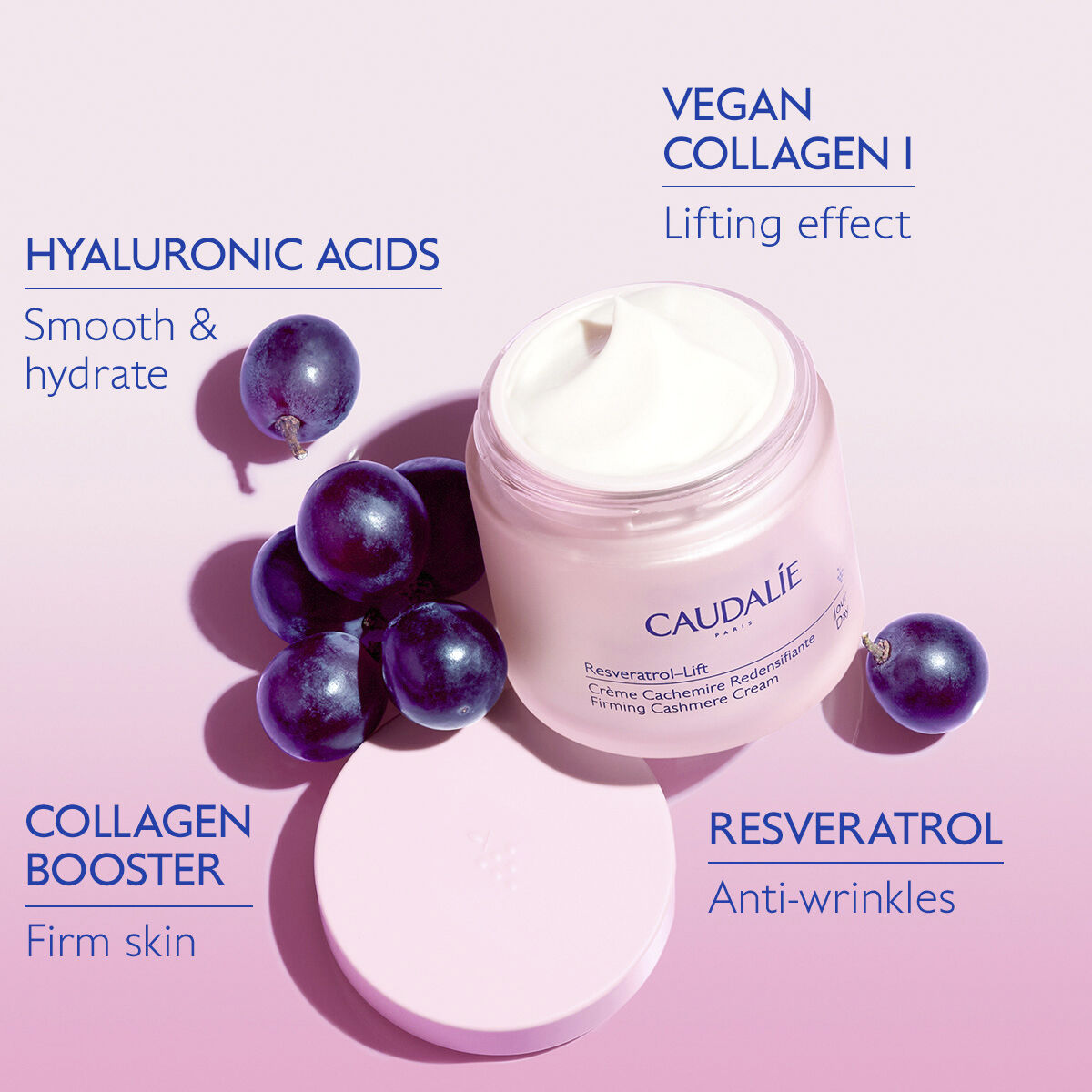 Caudal&iacute;e Resveratrol-Lift Firming Cashmere Cream 50 ml