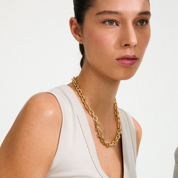 PHASE necklace gold-plated