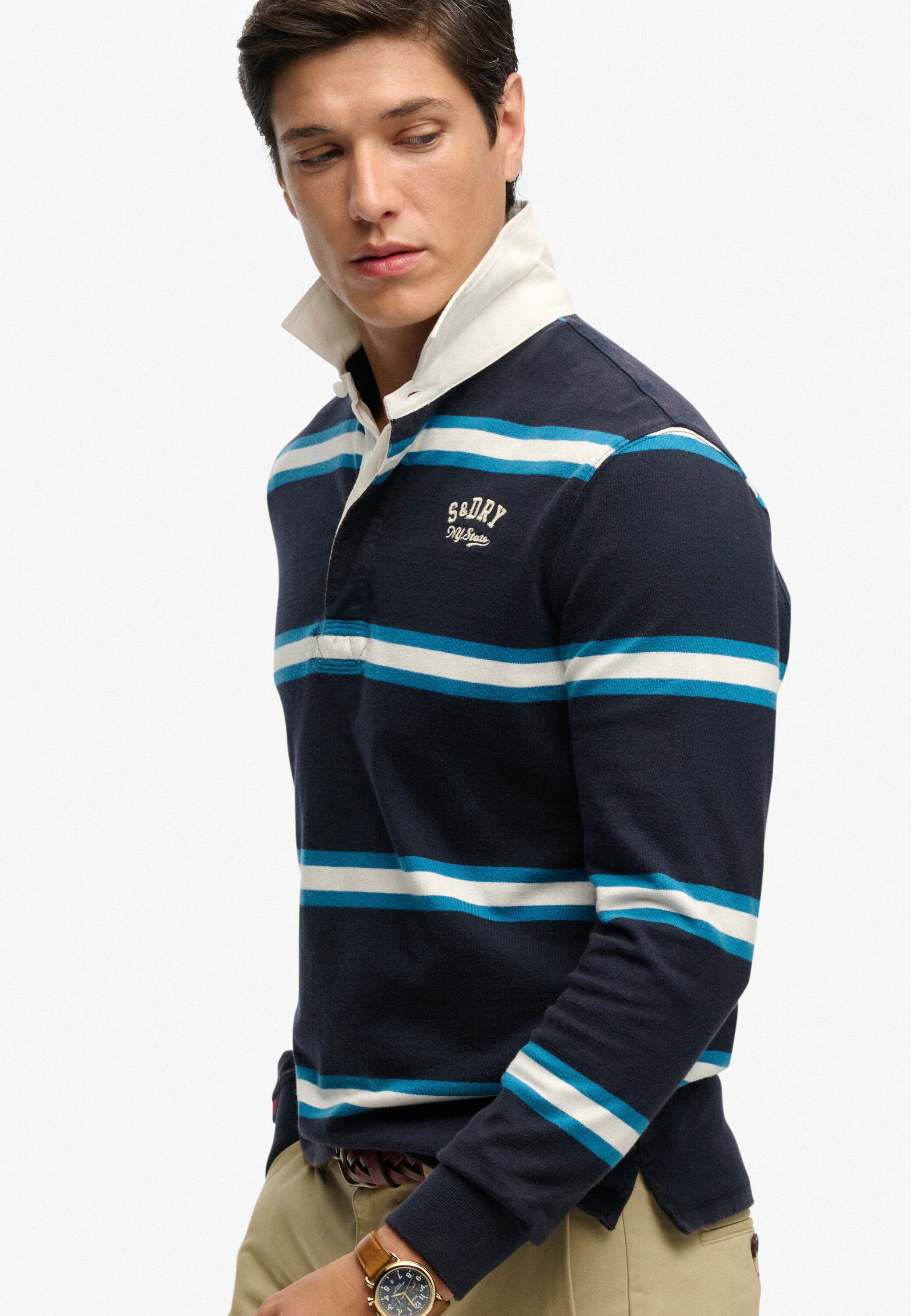 VINTAGE ATHLETIC STRIPE RUGBY