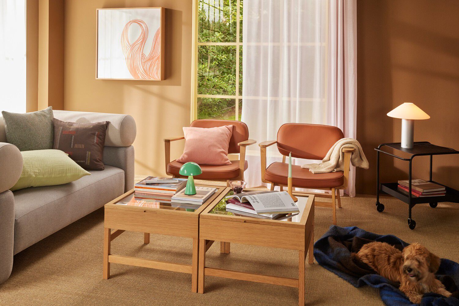 Mush Portable Lamp Green