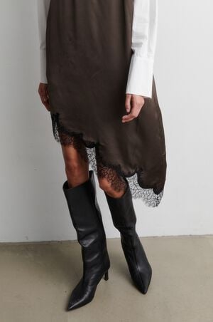 Lacia Contrast Mini Dress