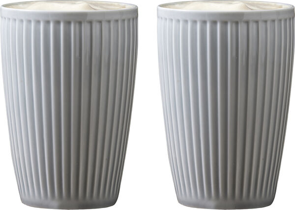 Termokrus Plissé 25 cl 8 x 12 cm 2 stk. Arctic Ice