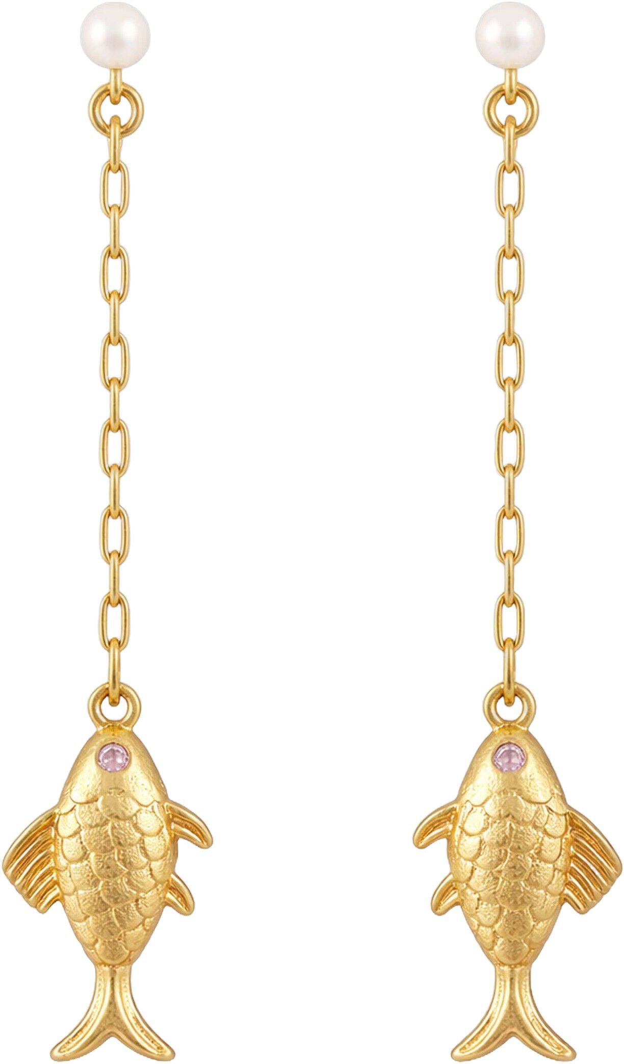 Deep sea chain earring