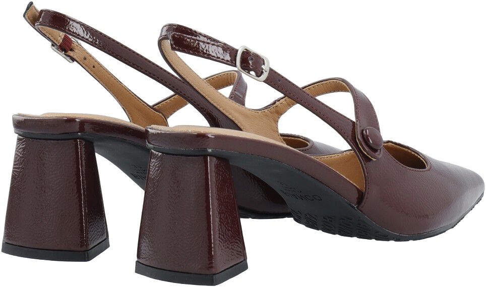 BIAMARALYN Heart Mary Jane Slingback Faux Leather