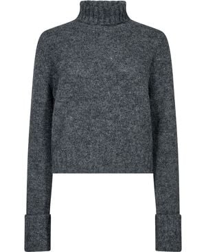 Iselin 1 Highneck sweater - GRS