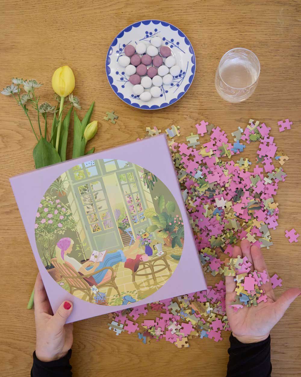 MORNING GLOW - puslespil med 1000 brikker