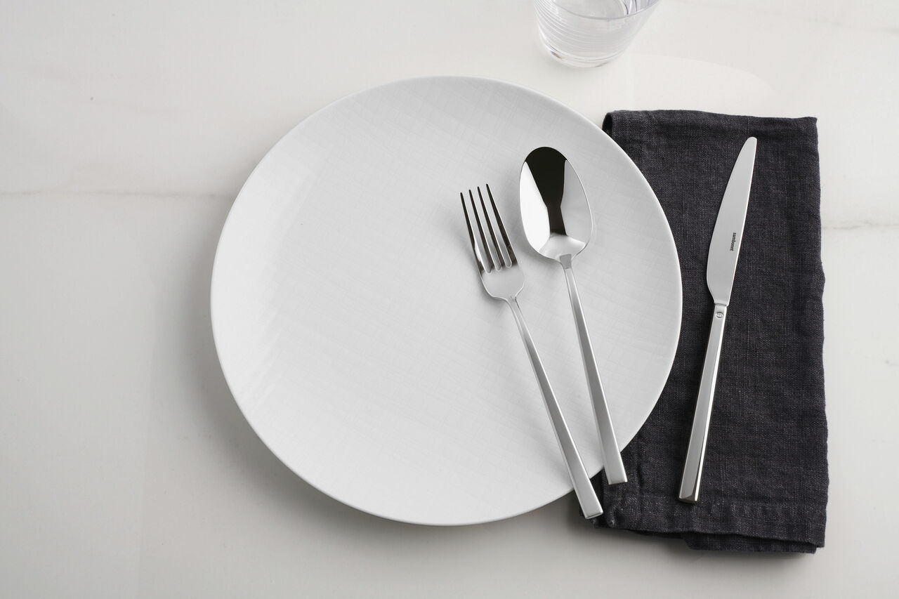 Rock, Edelstahl 18/10, bestiks&aelig;t 24pcs sh