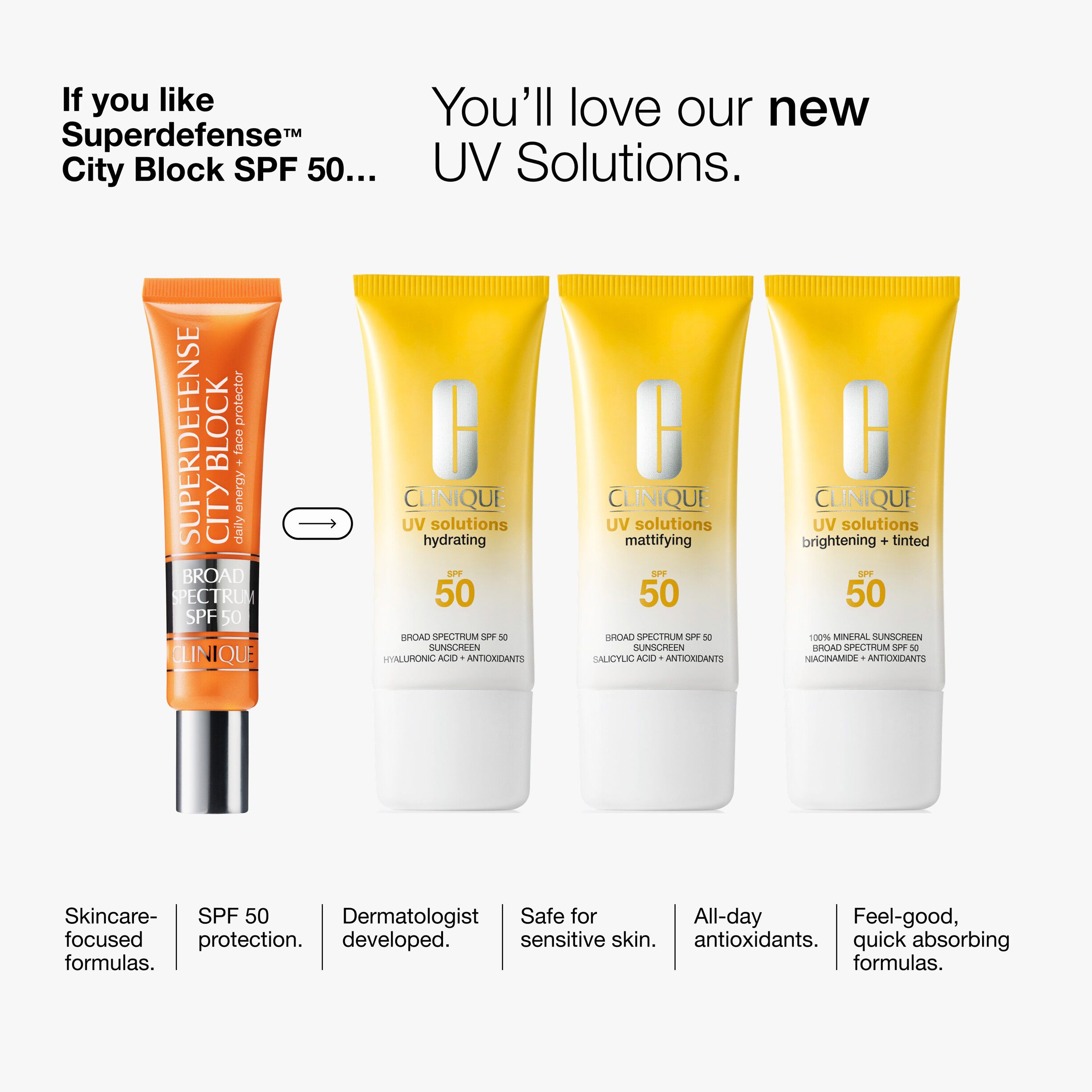 UV Solutions Brightening + Tinted Sunscreen SPF 50