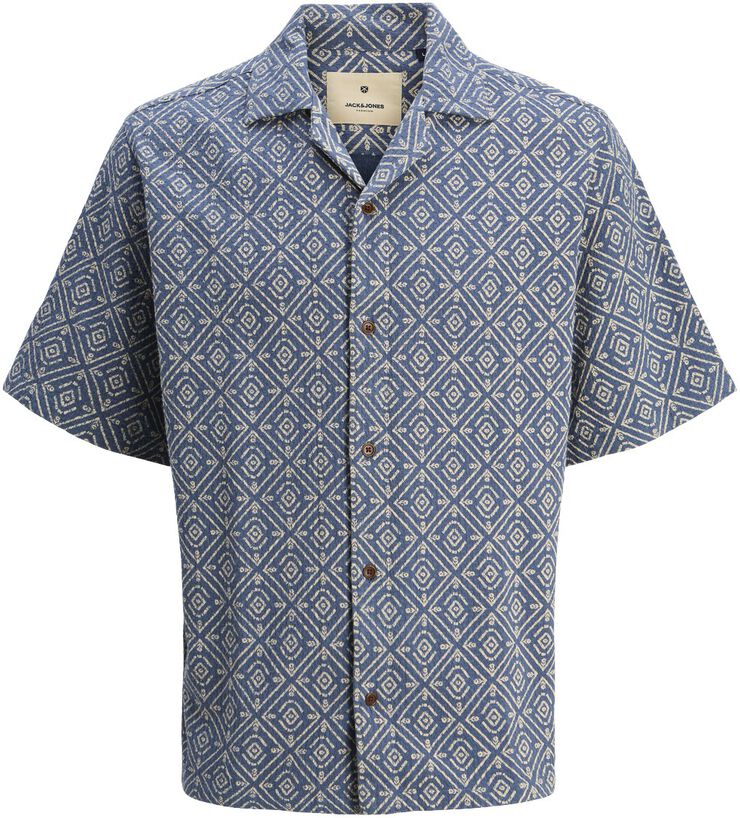 JPRBLUVINCENT PRINT RESORT S/S SHIR