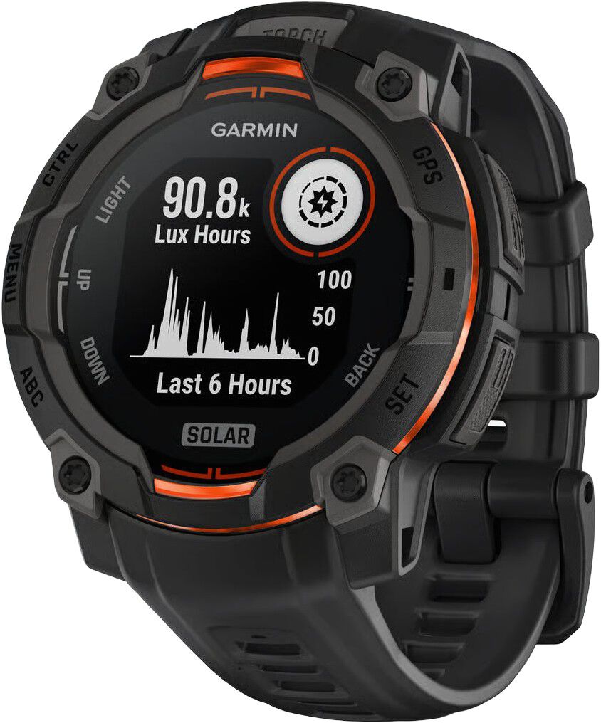 INSTINCT 3,45MM,SOLAR,BLACK BE GPS Ur