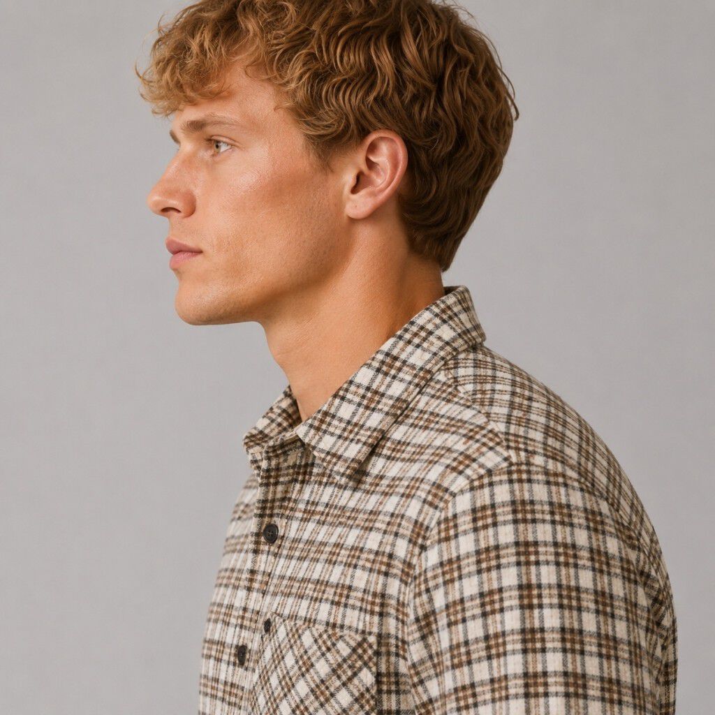 Julius checked overshirt
