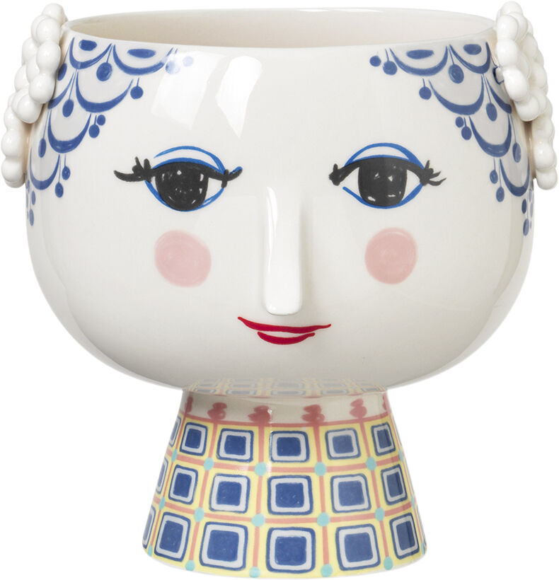 Eva Urtepotteskjuler bl&aring; &Oslash;21 cm