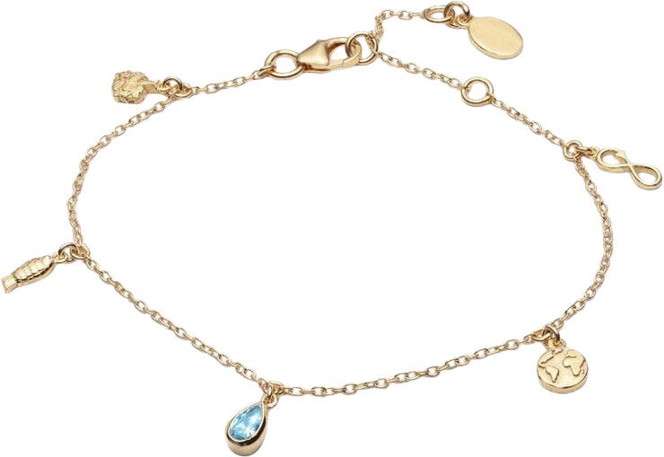 Planet Bracelet VERMEIL (925 Sterling silver gold plated 2. 5 micron)