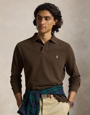 Custom Slim Fit Mesh Polo Shirt