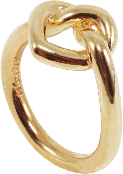 Big Tied Heart Ring
