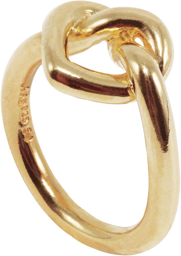 Big Tied Heart Ring