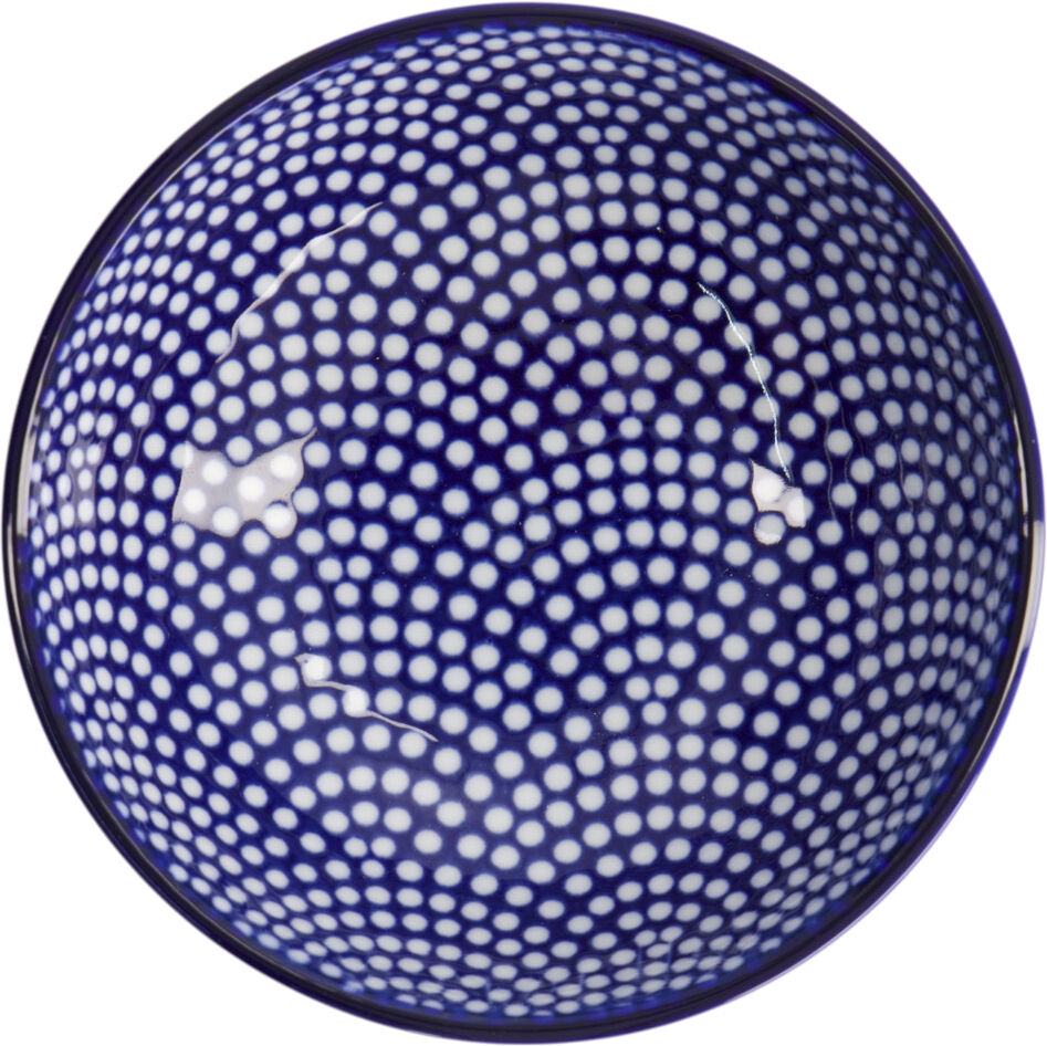 Nippon Blue Dish 9. 5x3 Dot