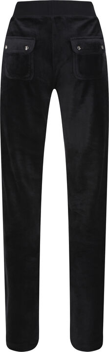 Del Ray Classic Velour Pant Pocket Design