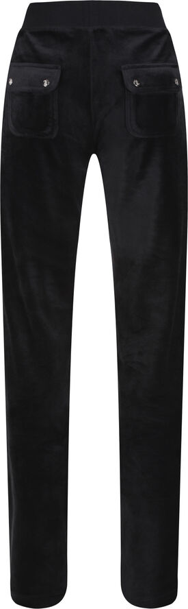 Del Ray Classic Velour Pant Pocket Design