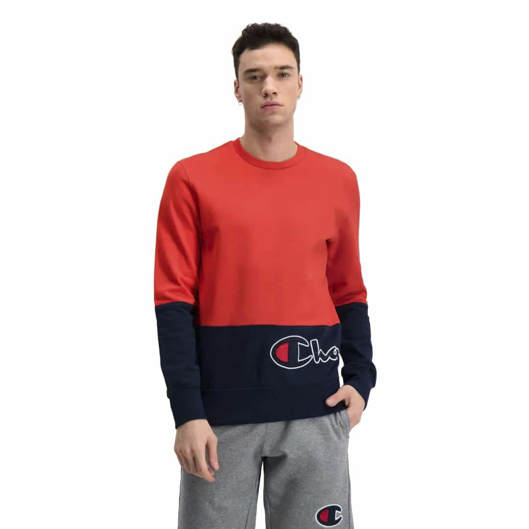 Colour Block Wraparound Logo sweatshirt