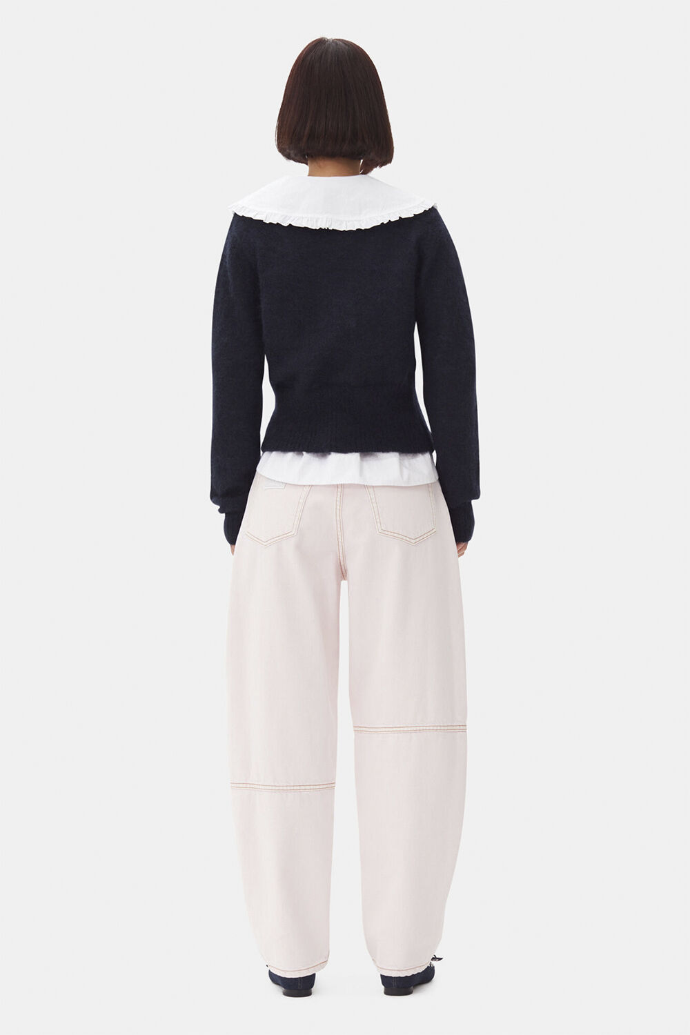 Light Mohair Tie String Cardigan