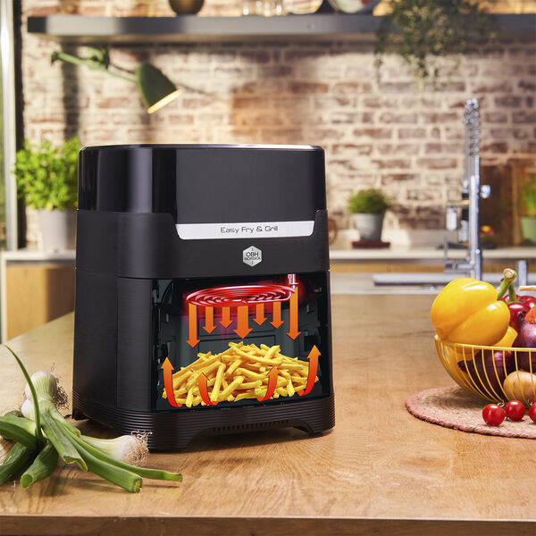 Easy Fry & Grill Precision 2in1 Black Digital