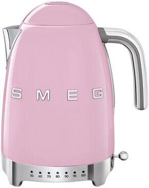 Smeg KLF04PKEU elkedel med variabel temperaturrosa