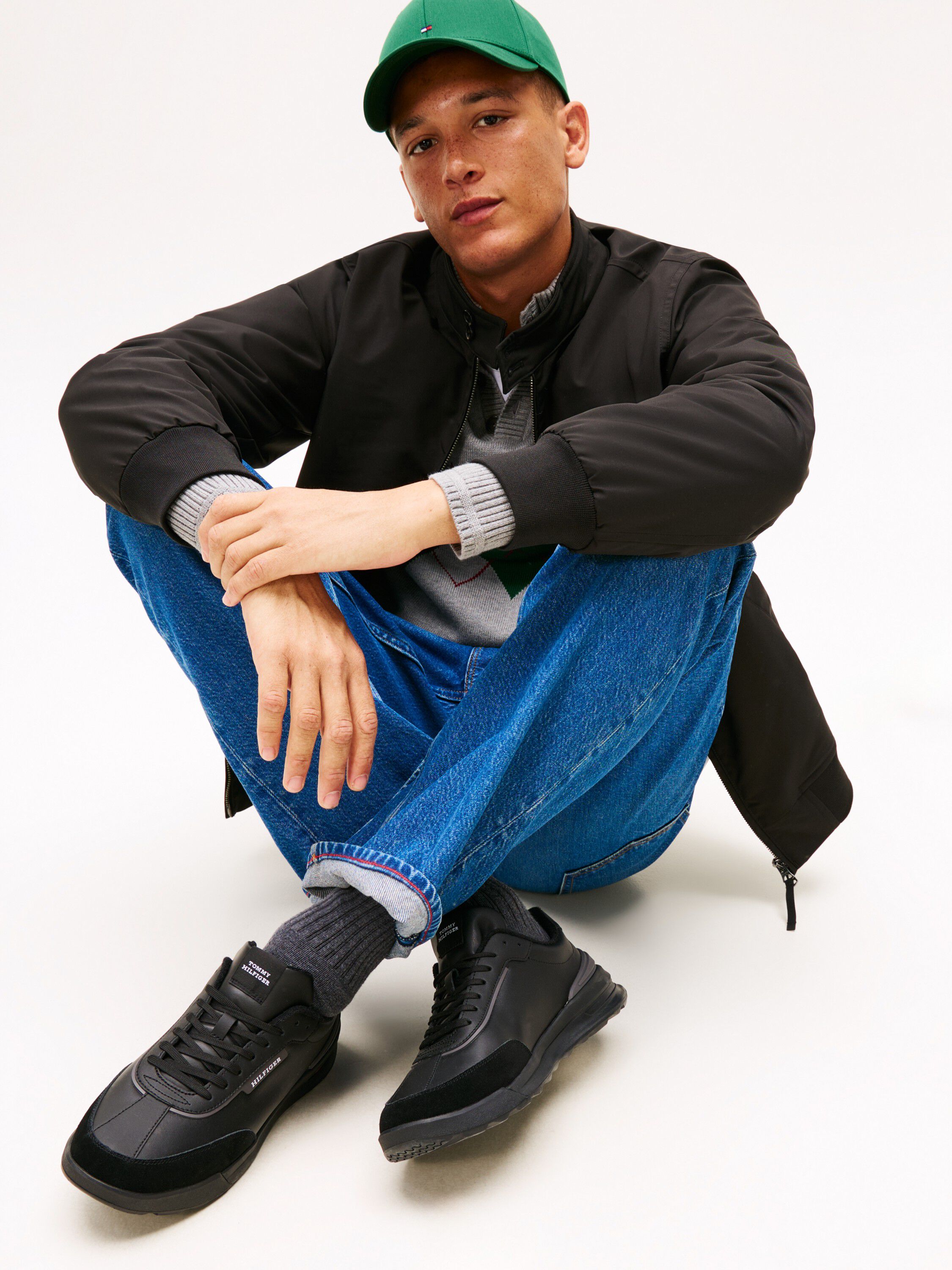 RETRO RUNNER MIX LEATHER