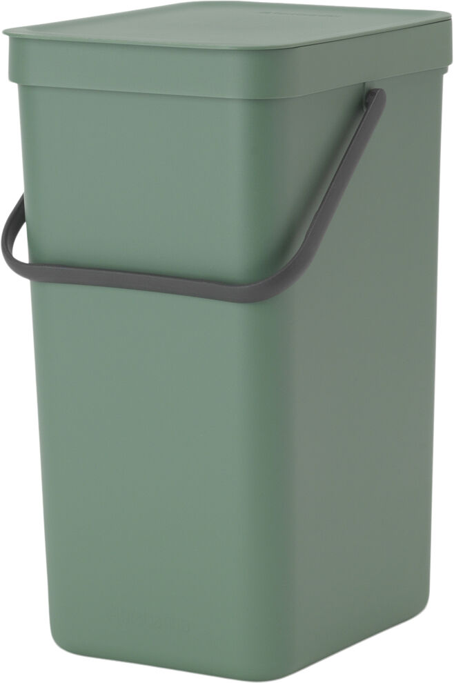 Affaldsspand m/l&aring;g sort. kon. 16 lt