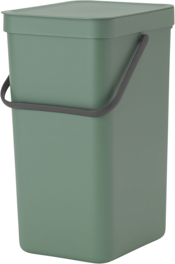 Affaldsspand m/låg sort. kon. 16 lt