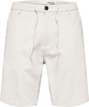 SLHCOMFORT-BRODY LINEN SHORTS W NOO