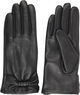 SONDRIO - BOW DETAIL LEATHER GLOVES WITH CASHMERE LINING