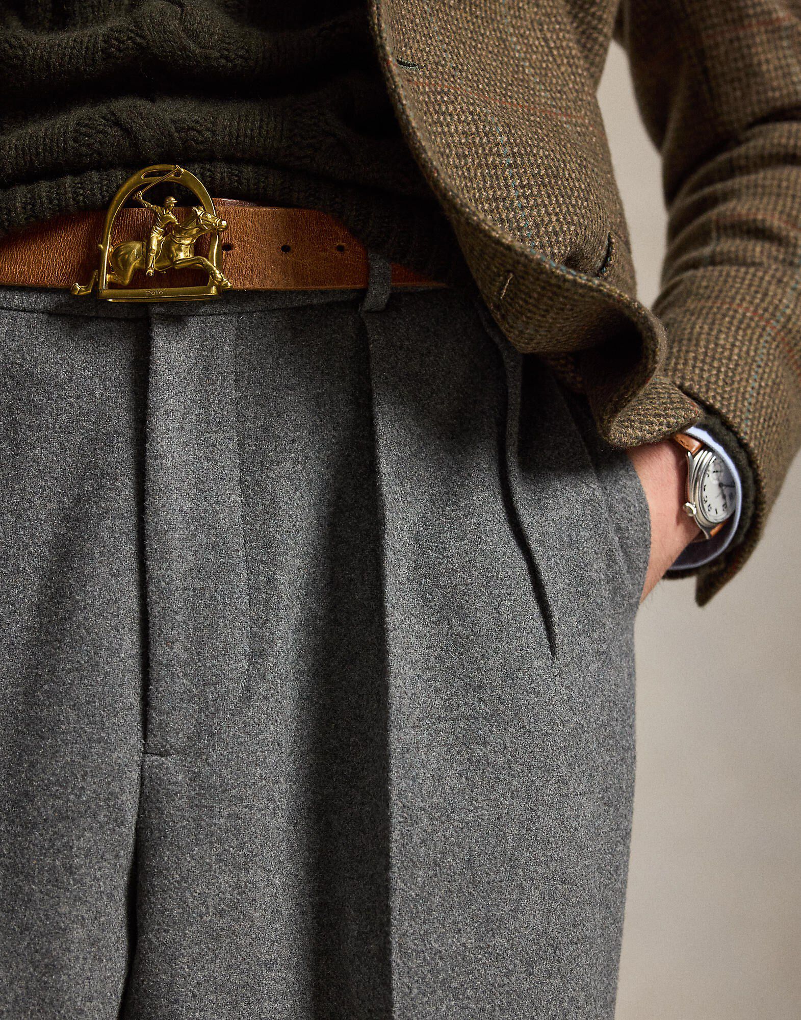 FLANNEL BLEND-WVN-PANTS