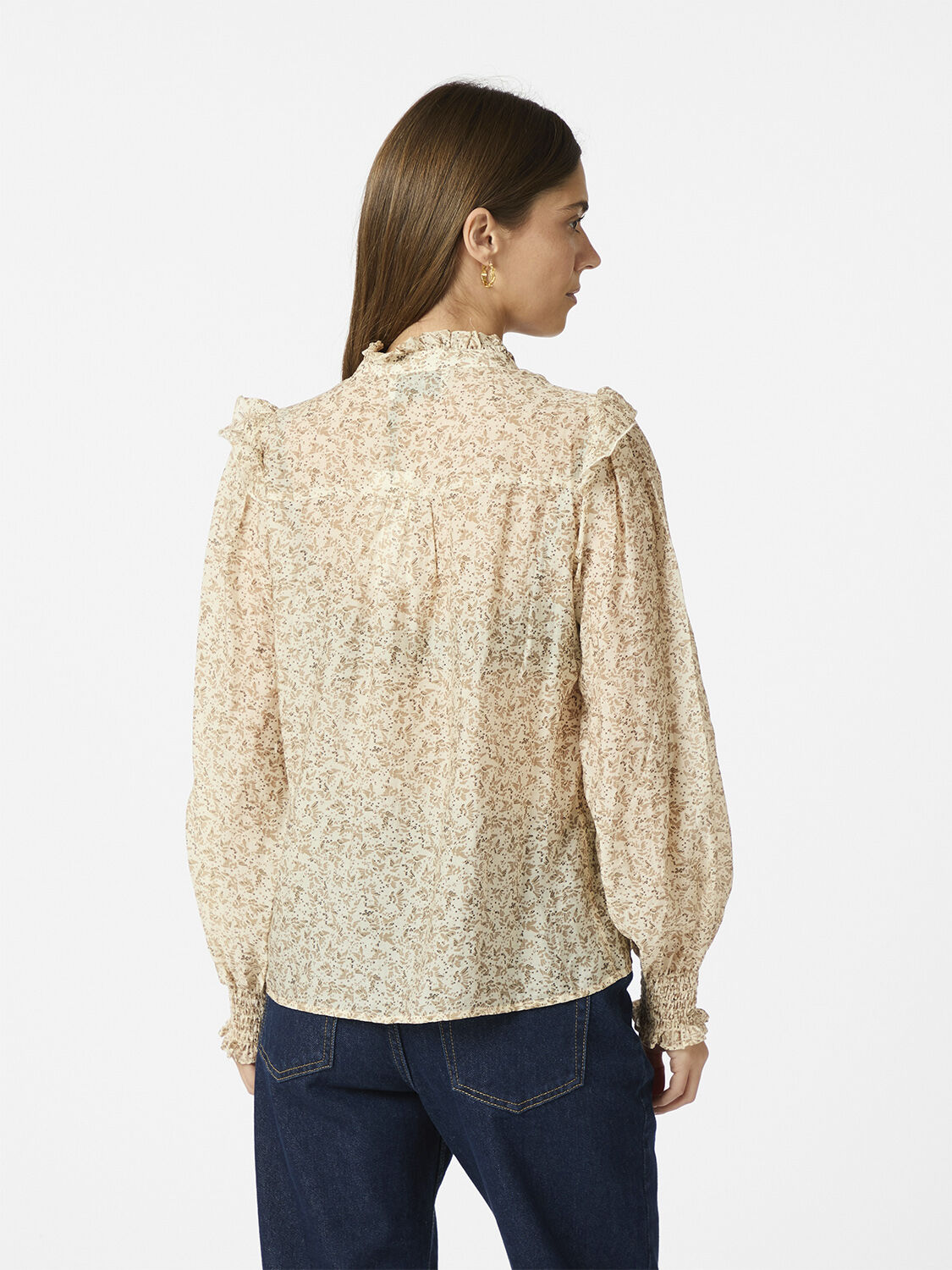 Selfina Graphic Flower Blouse