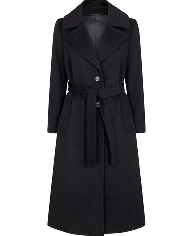 Cashmere Coat W - Clareta Belt Long