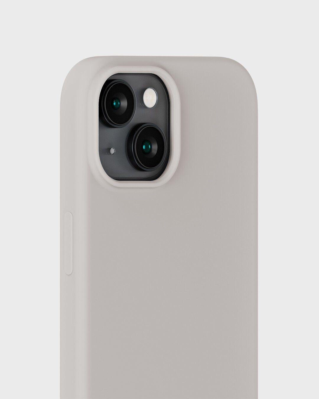 Silicone Case iPhone 15 Wool Gray