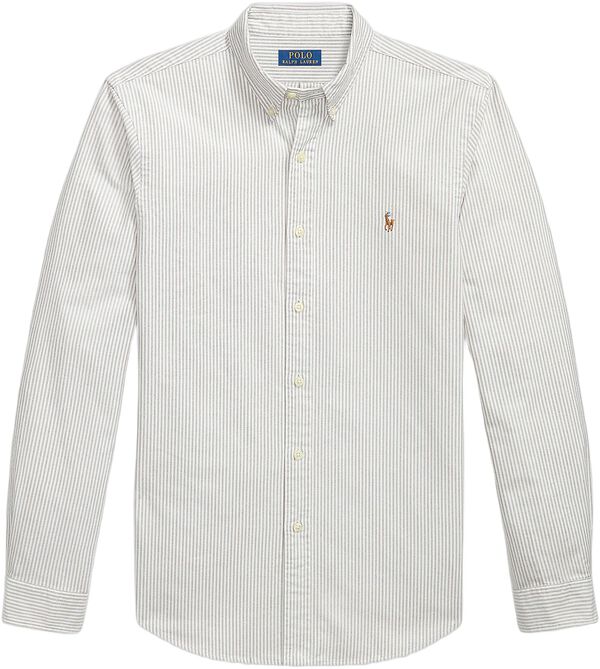 Slim Fit Striped Oxford Shirt