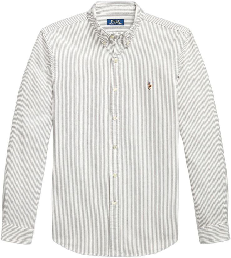 Slim Fit Striped Oxford Shirt