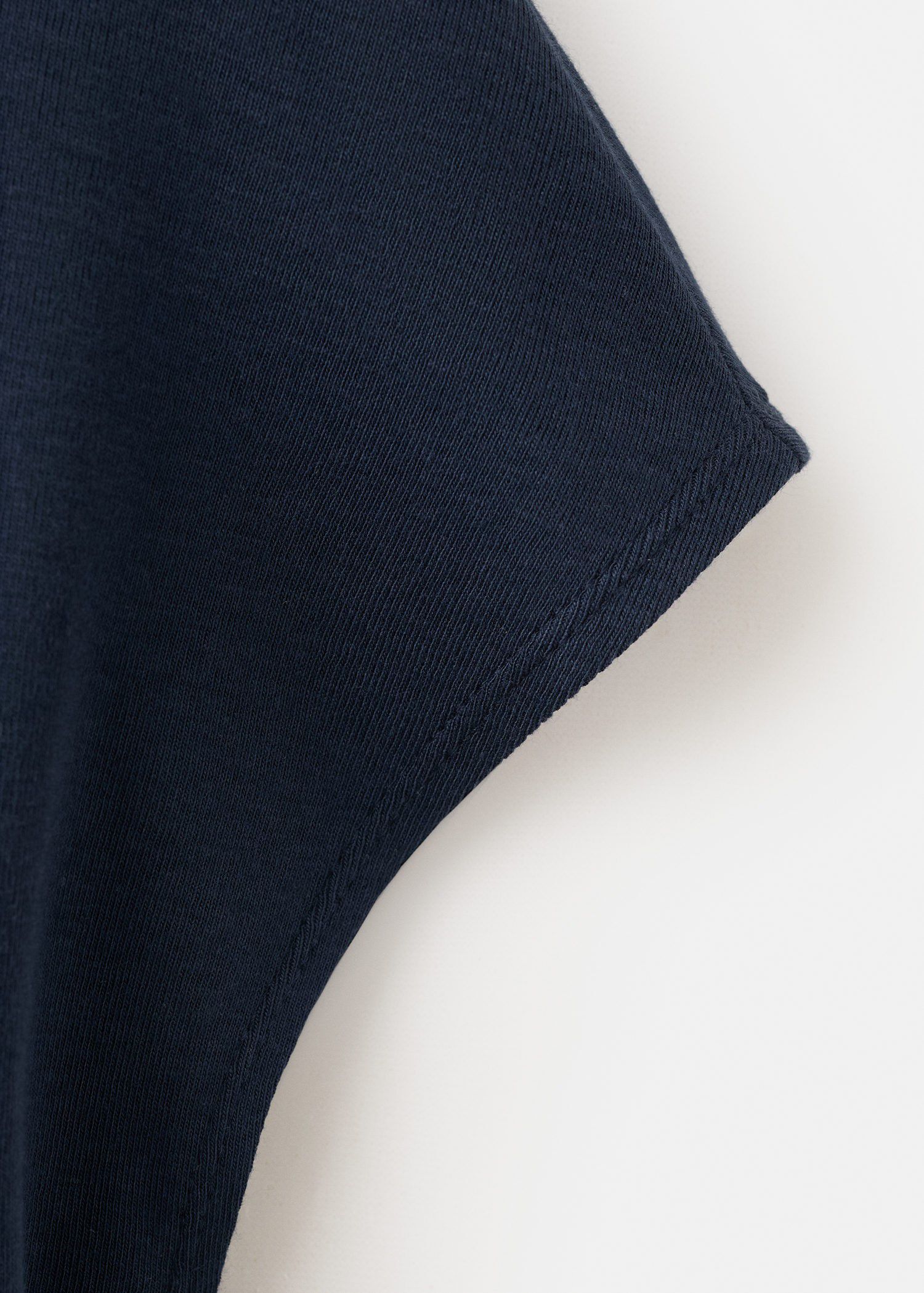 Short-sleeved cotton-blend t-shirt