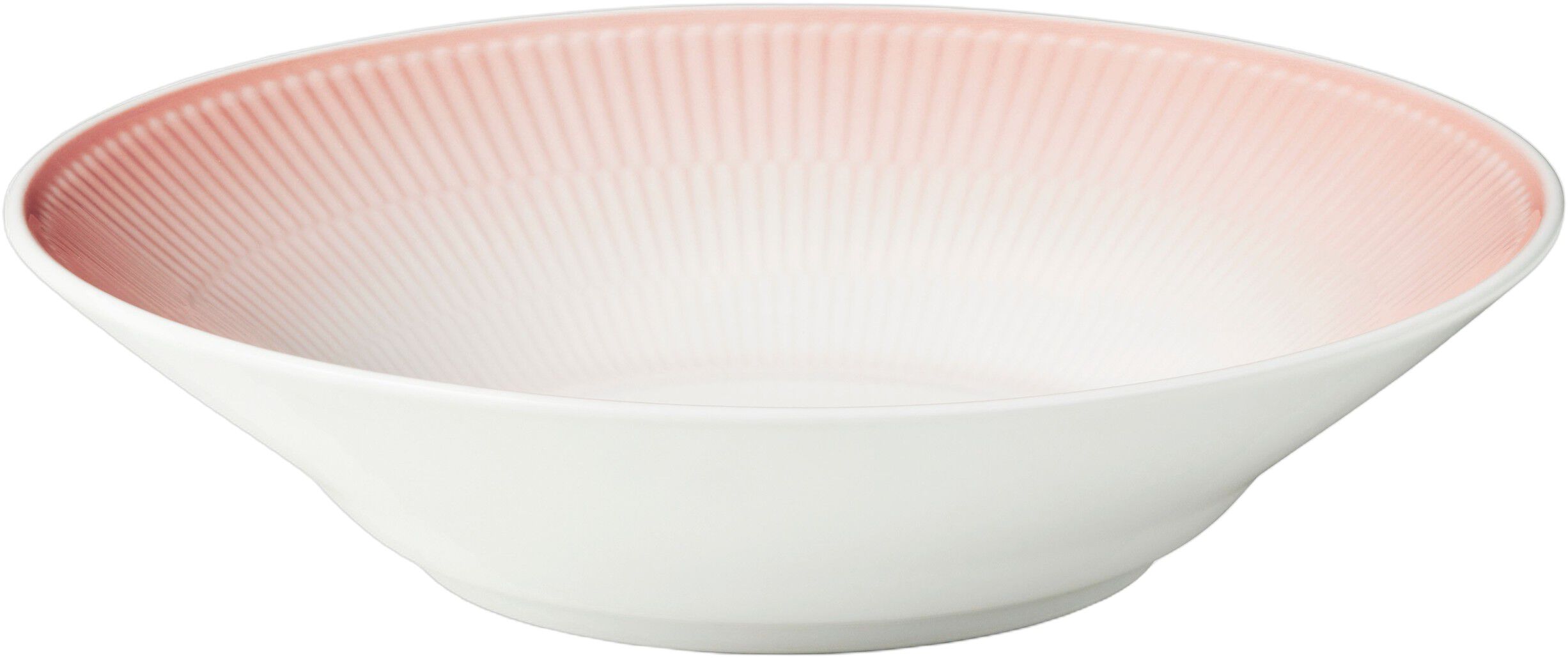 Iris dyb tallerken, koral 24cm