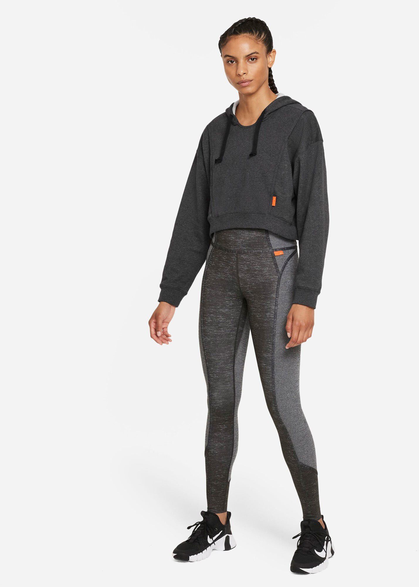 Dri-FIT Fleece Cropped tr&aelig;ningsh&aelig;ttetr&oslash;je