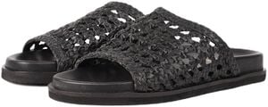 POSITANO - WOVEN LEATHER SLIDE