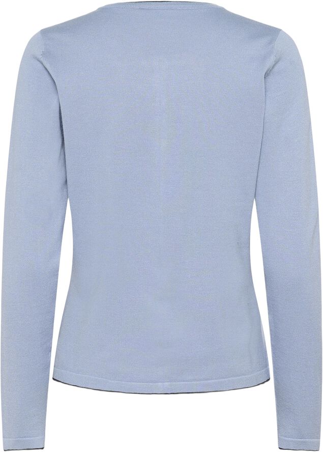 MilaSZ Contrast Stripe Cardigan