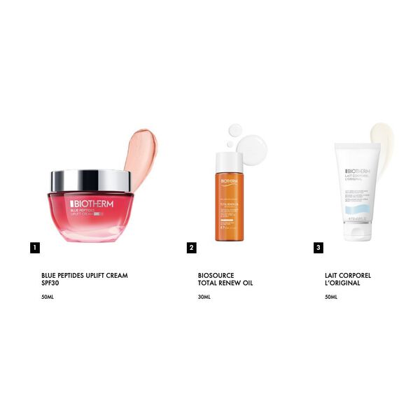 Blue Peptides Uplift Cream SPF30 Holiday Set