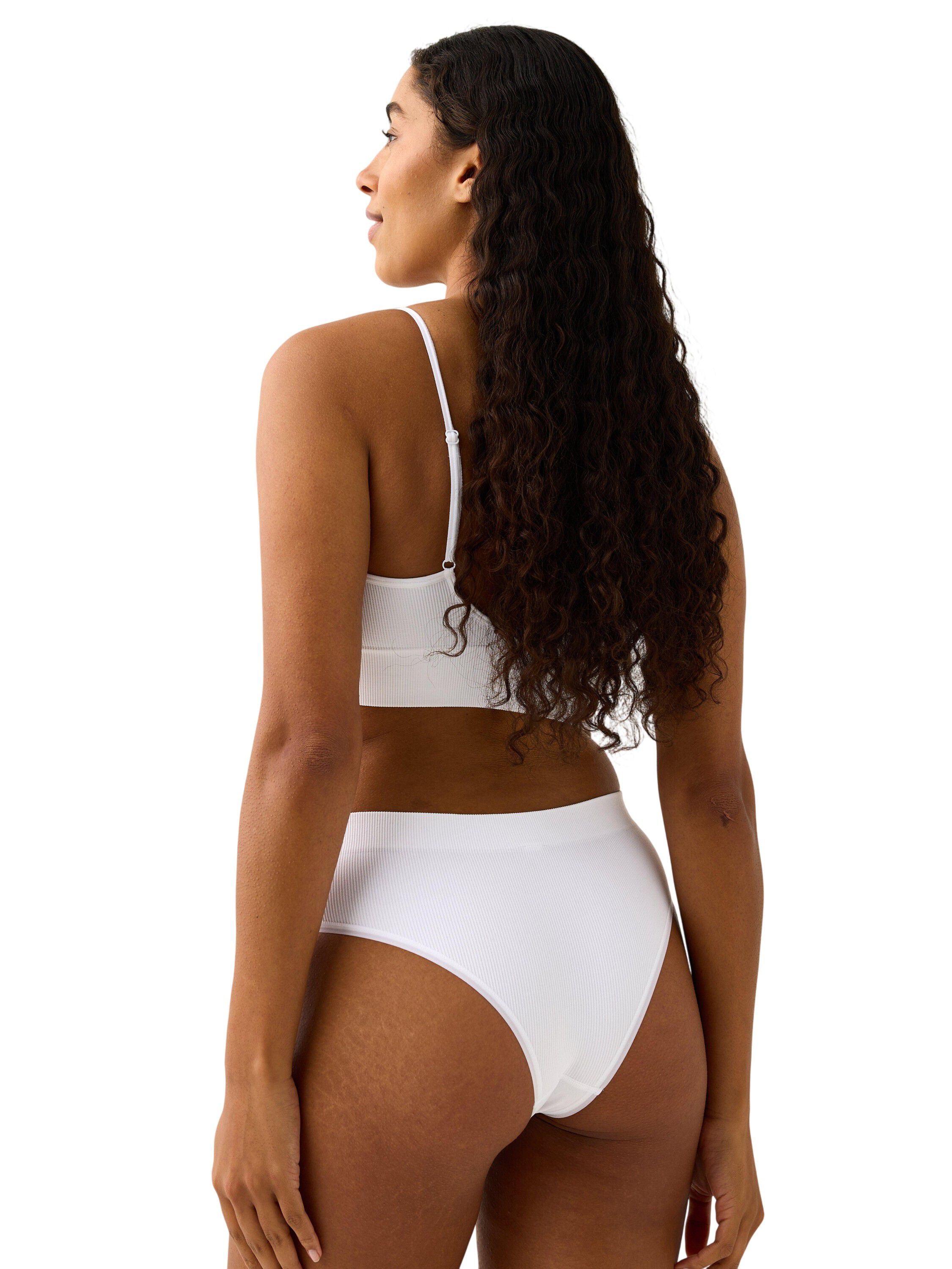 High waist brazilian briefs with a