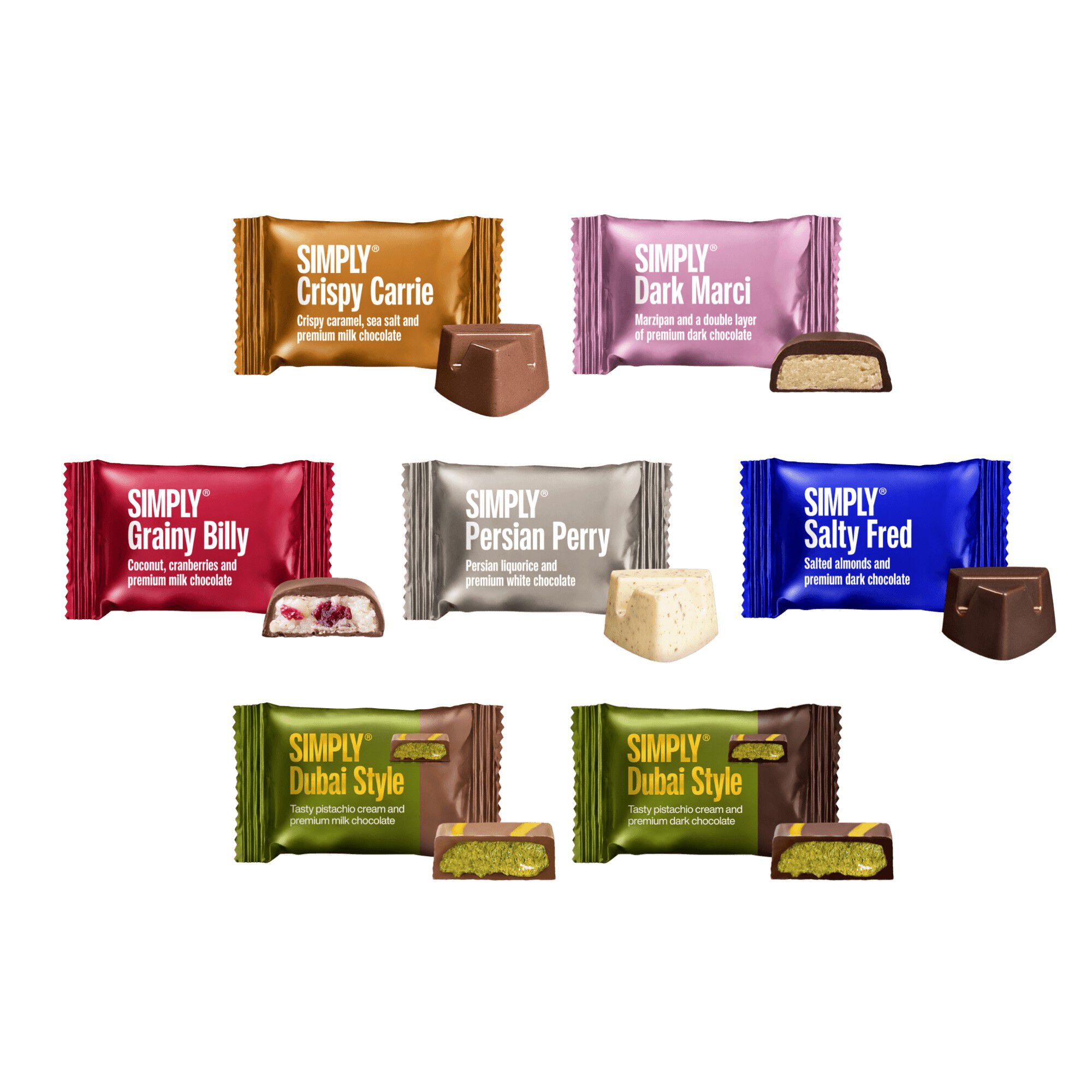 Simply&reg; CHOCOLATE SURVIVAL KIT chokolade&aelig;ske (360g)