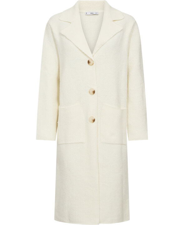 Knitted long coat