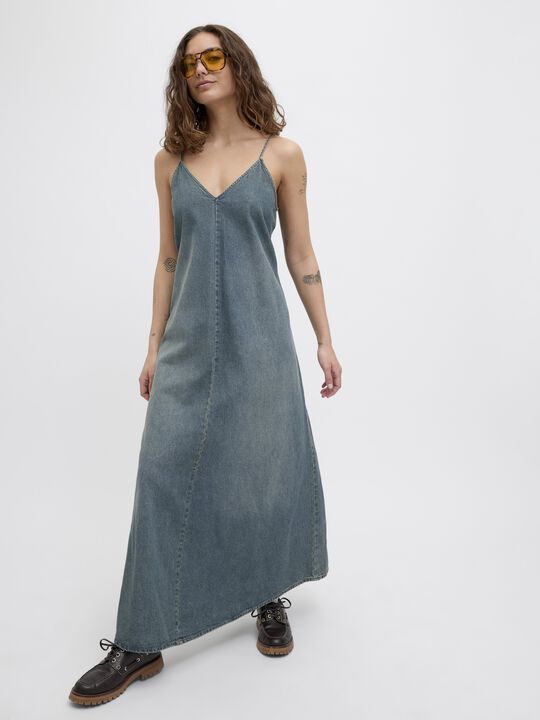 JXTUVA LONG DENIM DRESS DNM