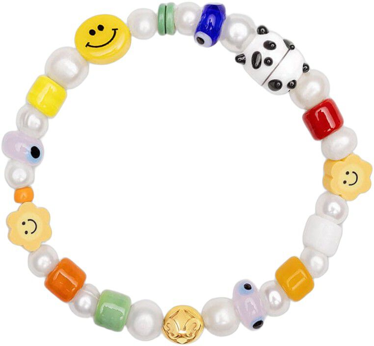 Men's Panda Pearl Bracelet