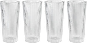 Pilastro long drink glas 0,3 l, 4 Stk clear